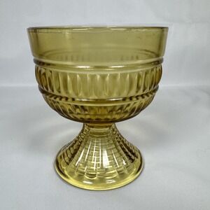 Vintage EAPG Yellow Compote Candy 🍬 Dish‎ MCM